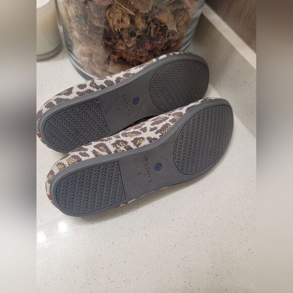 Rothy's "The Loafer" Leopard Print Flats Retired Size 9 - Picture 5 of 7